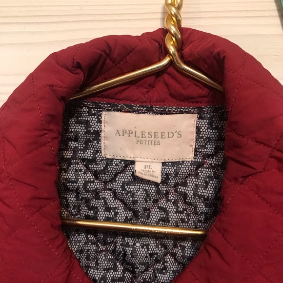 Appleseed’s Petites ⚜️ Red Quilted Jacket - Picture 11 of 12